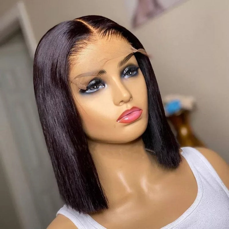Silky Human Hair Lace Wig
